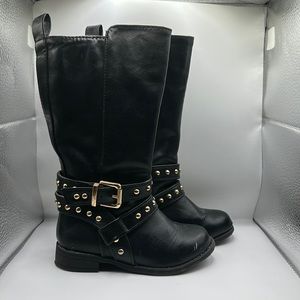 Piper toddler motorcycle boots size 8